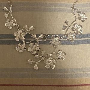 Silver Flower Necklace